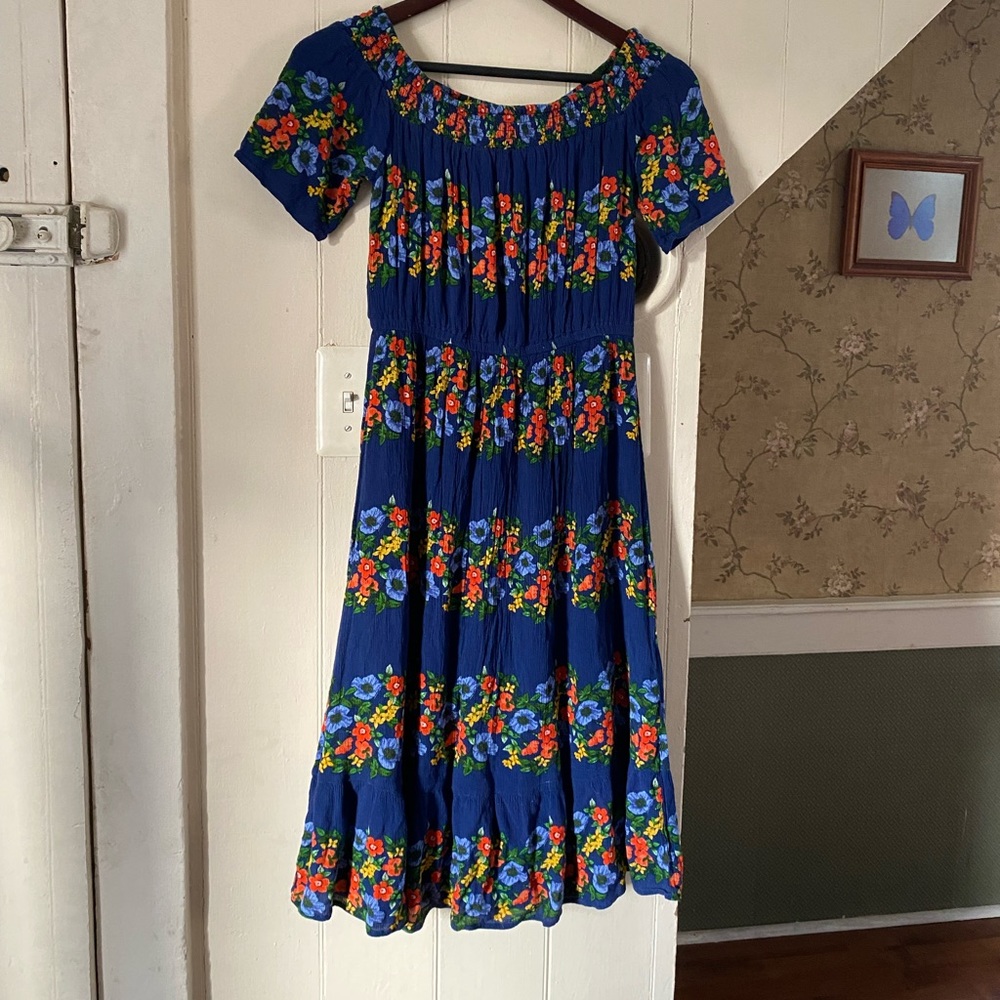Floral Off-the-Shoulder Dress